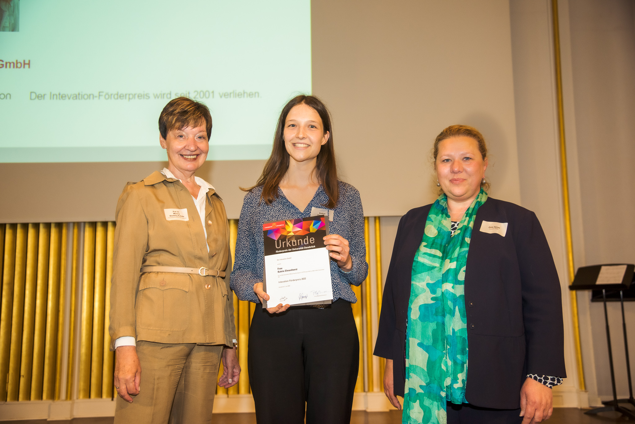 Verleihung des Intevation-Frderpreises 2022